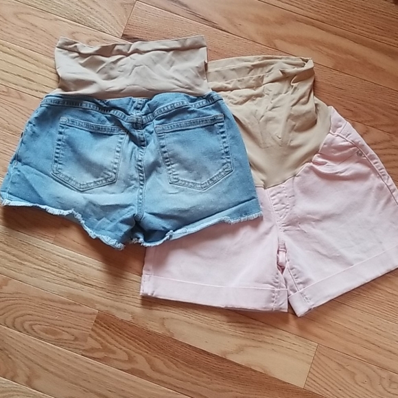 Indigo Blue Pants - Indigo Blue Maternity Shorts